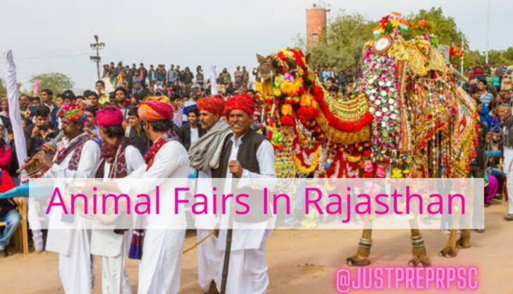 ANIMAL FAIRS IN RAJASTHAN | RAS | REET | PATWAR - Just Prep Raj